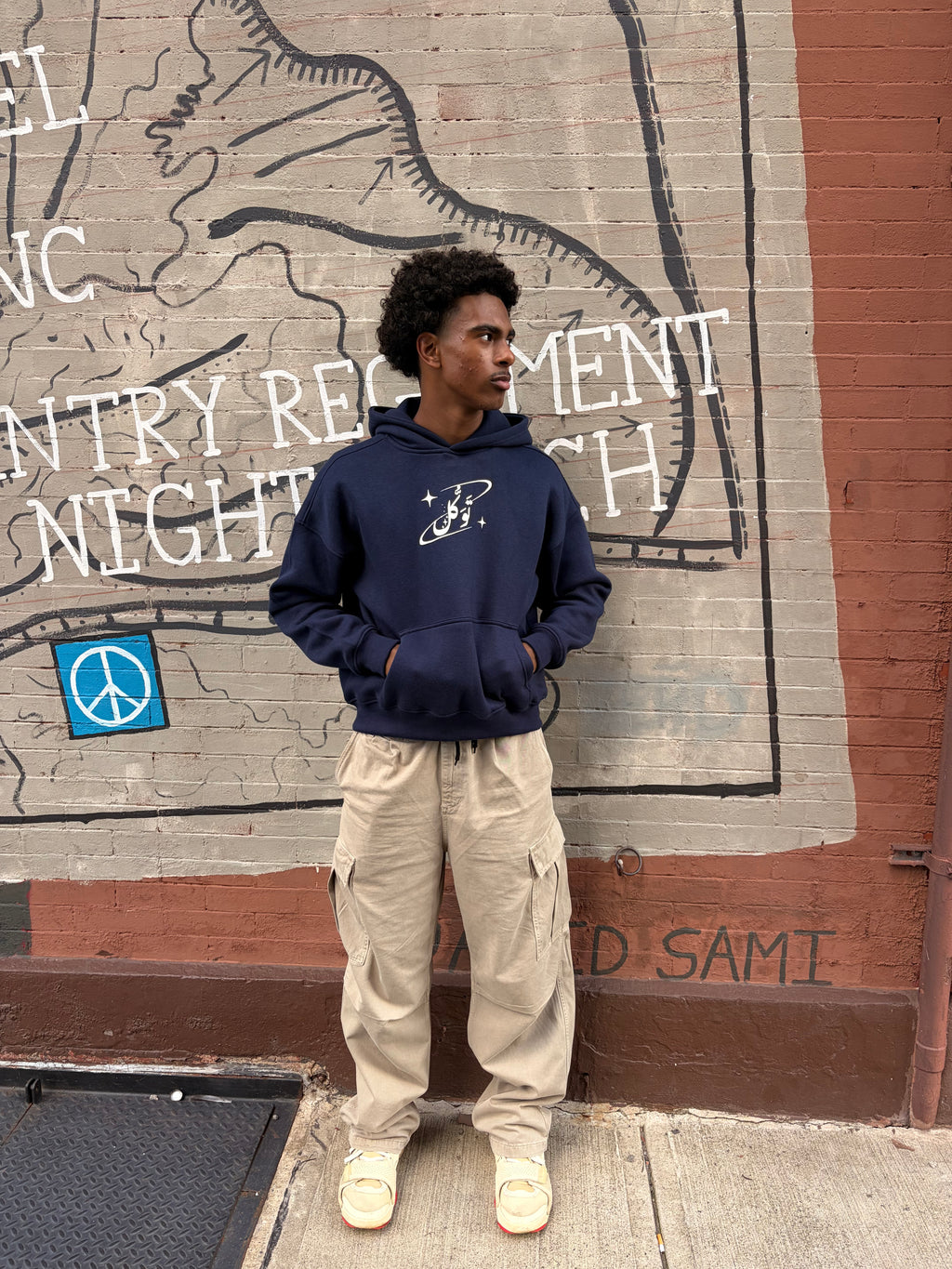 Navy ١٣:٣٠ hoodie